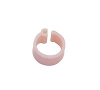 1000 Pcs Inner Diameter 8mm Height 7mm Birds Feet Rings Pigeon Dove Foot Identification Ring Farm Animal Carriers 10 Colors(Pink)