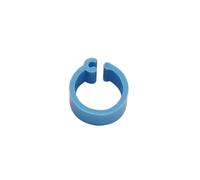 1000 Pcs Inner Diameter 8mm Height 7mm Birds Feet Rings Pigeon Dove Foot Identification Ring Farm Animal Carriers 10 Colors(SKY BLUE)