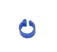 1000 Pcs Inner Diameter 8mm Height 7mm Birds Feet Rings Pigeon Dove Foot Identification Ring Farm Animal Carriers 10 Colors(Blue)
