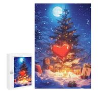 1000 PCS Jigsaw Christmas Night Wonderland Jigsaws for Adults Puzzle But Fun And Humorous Challenging To Complete Unique Birthday And Xmas Gifts 1000 PCS