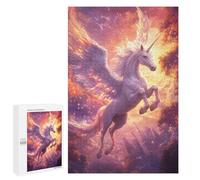 1000 PCS Jigsaw Enchanted Unicorn Flight Fantasy Jigsaws for Adults Puzzle But Fun And Humorous Challenging To Complete Unique Birthday And Xmas Gifts 1000 PCS