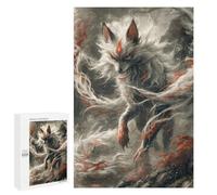 1000 PCS Jigsaw Fox Spirit Mystical Artwork Adult Jigsaw Puzzles For Family Fun Parent-child Interaction Gifts for Friends And Family 1000 PCS