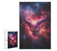 1000 PCS Jigsaw Galactic Demon Skull Jigsaws for Adults Puzzle But Fun And Humorous Challenging To Complete Unique Birthday And Xmas Gifts 1000 PCS