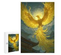 1000 PCS Jigsaw Golden Phoenix Rising-2 Jigsaw Puzzles for Adults Family Activities Help The Brain Exercise Deal As Gifts for The Whole Family 1000 PCS
