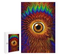 1000 PCS Jigsaw Psychedelic Eye Art Print Jigsaws for Adults Puzzle Stress Reliever Parent-child Interaction Unique Birthday And Xmas Gifts 1000 PCS