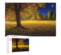 1000 PCS Jigsaw Puzzle for Adults Autumnal Night Serenity Puzzle for Adults Fun Games Staycation Kill Time Birthday And Unique Gifts 1000 PCS