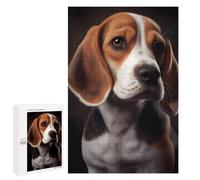 1000 PCS Jigsaw Puzzle for Adults Beagle Dog Adult Jigsaw Puzzle Brain Teaser Game Stress Reliever Unique Gifts for Birthday And Christmas 1000 PCS