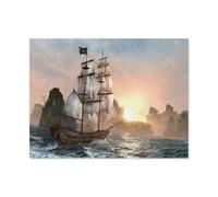 1000 PCS Jigsaw Puzzle for Adults Challenging Puzzle for Game，Sailing in the Wind and Waves，Jigsaw Puzzle Customized Personalized Paper Puzzle Pieces for Family Home Decor（50x70cm）-K11