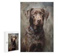 1000 PCS Jigsaw Puzzle for Adults Chesapeake Bay Retriever Jigsaws for Adults Anti-Stress Toys A Work of Art Unique Gifts for Birthday And Christmas 1000 PCS