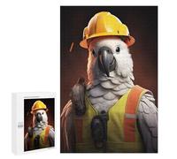 1000 PCS Jigsaw Puzzle for Adults Construction Cockatoo Adult Jigsaw Puzzle Brain Teaser Game Stress Reliever Unique Gifts for Birthday And Christmas 1000 PCS