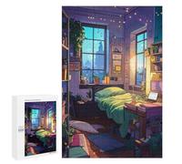 1000 PCS Jigsaw Puzzle for Adults Cozy Room with Plants Puzzle for Adults Fun Games Staycation Kill Time Birthday And Unique Gifts 1000 PCS