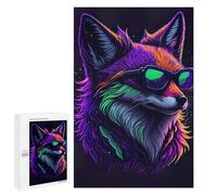 1000 PCS Jigsaw Puzzle for Adults Cute Whimsical Fox Adult Jigsaw Puzzle Brain Teaser Game Stress Reliever Unique Gifts for Birthday And Christmas 1000 PCS