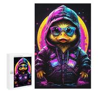 1000 PCS Jigsaw Puzzle for Adults Duckling Hoodie Adult Jigsaw Puzzle Brain Teaser Game Stress Reliever Unique Gifts for Birthday And Christmas 1000 PCS