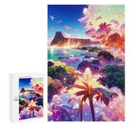 1000 PCS Jigsaw Puzzle for Adults Enchanted Tropical Paradise -2 Puzzle for Adults Fun Games Staycation Kill Time Birthday And Unique Gifts 1000 PCS