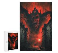 1000 PCS Jigsaw Puzzle for Adults, Evil Entity in Alleyway Artwork, A Rewarding Pastime for Dedicated Jigsaw Fans, for Family Nights
