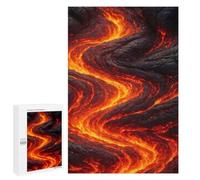 1000 PCS Jigsaw Puzzle for Adults, Flowing Lava River Artwork, Classic Jigsaw Entertainment for The Home, for Indoor Play