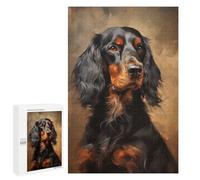1000 PCS Jigsaw Puzzle for Adults Gordon Setter Adult Jigsaw Puzzle Brain Teaser Game Stress Reliever Unique Gifts for Birthday And Christmas 1000 PCS