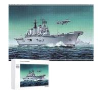 1000 PCS Jigsaw Puzzle for Adults HMS Invincible R05 Carrier Jigsaws for Adults Anti-Stress Toys A Work of Art Unique Gifts for Birthday And Christmas 1000 PCS