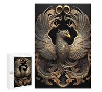 1000 PCS Jigsaw Puzzle for Adults Legendary Phoenix Art Deco Puzzles for Adults Brain Teaser Game Improve Memory Birthday And Unique Gifts 1000 PCS