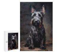 1000 PCS Jigsaw Puzzle for Adults Scottish Terrier Jigsaws for Adults Anti-Stress Toys A Work of Art Unique Gifts for Birthday And Christmas 1000 PCS