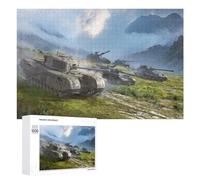 1000 PCS Jigsaw Puzzle for Adults United Kingdom Churchill VII Puzzles for Adults Brain Teaser Game Improve Memory Birthday And Unique Gifts 1000 PCS