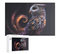1000 PCS Jigsaw Puzzle for Adults Whimsical Owl Artwork Puzzle for Adults Fun Games Staycation Kill Time Birthday And Unique Gifts 1000 PCS
