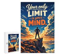 1000 PCS Jigsaw Puzzle for Adults, Your Only Limit Is Your Mind Artwork, Classic Jigsaw Entertainment for The Home, for Indoor Play