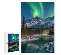 1000 PCS Jigsaw Puzzle for Teenagers Aurora Borealis Reflections-13 Jigsaw Puzzles for Adults Analysis And Logic Every Piece Is Unique - Brainteaser Family Games 1000 PCS