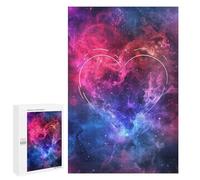 1000 PCS Jigsaw Puzzle for Teenagers Cosmic Heart Wallpaper Jigsaws for Adults Puzzle Difficult Challenge Fun Activities at Home Great Gift for Gaming 1000 PCS
