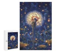 1000 PCS Jigsaw Puzzle for Teenagers Glowing Dandelion Garden Jigsaws for Adults Puzzle Difficult Challenge Fun Activities at Home Great Gift for Gaming 1000 PCS