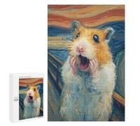 1000 PCS Jigsaw Puzzle for Teenagers Hamster Art Print-1 Adult Jigsaw Puzzles Staycation Kill Time Every Piece Is Unique - Great Gift for Gaming 1000 PCS