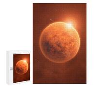 1000 PCS Jigsaw Puzzle for Teenagers Mars The Red Planet-1 Jigsaw Puzzles for Adults Analysis And Logic Every Piece Is Unique - Brainteaser Family Games 1000 PCS