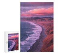 1000 PCS Jigsaw Puzzle for Teenagers Ocean Waves Sunset Adult Jigsaw Puzzles Staycation Kill Time Every Piece Is Unique - Great Gift for Gaming 1000 PCS