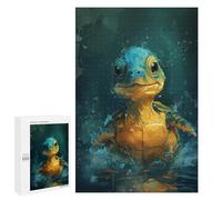1000 PCS Jigsaw Puzzle for Teenagers Oceanic Adventure Turtle's Journey Jigsaws for Adults Puzzle Difficult Challenge Fun Activities at Home Great Gift for Gaming 1000 PCS
