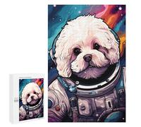 1000 PCS Jigsaw Puzzle for Teenagers Space Pooch Adventure -4 Jigsaws for Adults Puzzle Difficult Challenge Fun Activities at Home Great Gift for Gaming 1000 PCS