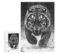 1000 PCS Jigsaw Puzzle for Teenagers Tiger Running Wild-1 Jigsaw Puzzles for Adults Analysis And Logic Every Piece Is Unique - Brainteaser Family Games 1000 PCS