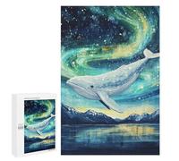 1000 PCS Jigsaw Puzzle for Teenagers Whale in Celestial Sky Adult Jigsaw Puzzles Staycation Kill Time Every Piece Is Unique - Great Gift for Gaming 1000 PCS