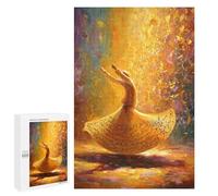 1000 PCS Jigsaw Puzzle for Teenagers Whirling Dervish in Golden Light Jigsaw Puzzles for Adults Analysis And Logic Every Piece Is Unique - Brainteaser Family Games 1000 PCS