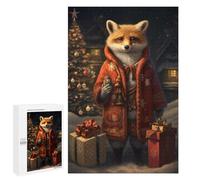 1000 PCS Jigsaw Puzzle for Teenagerss Come Home Fox Xmas Jigsaw for Adults Fun Games But Fun And Humorous Unique Birthday And Xmas Gifts 1000 PCS