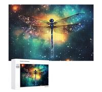 1000 PCS Jigsaw Puzzle for Teenagerss Cosmic Dragonfly Artwork-1 Jigsaws for Adults Fun Games Birthday Present Unique Birthday And Xmas Gifts 1000 PCS