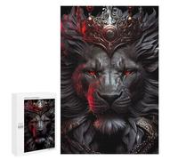 1000 PCS Jigsaw Puzzle for Teenagerss Dark Majesty Lion Artwork Teenagers Puzzles Fun Games Analysis And Logic Christmas Birthday Gifts 1000 PCS