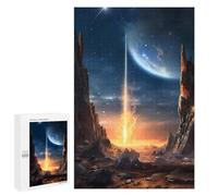 1000 PCS Jigsaw Puzzle for Teenagerss Epic Asteroid Falling Jigsaw for Adults Fun Games But Fun And Humorous Unique Birthday And Xmas Gifts 1000 PCS