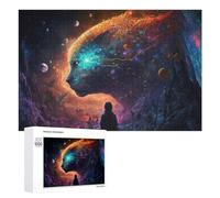 1000 PCS Jigsaw Puzzle for Teenagerss Galactic Dreamscape A Cosmic Encounter Jigsaws for Adults Fun Games Birthday Present Unique Birthday And Xmas Gifts 1000 PCS