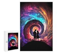 1000 PCS Jigsaw Puzzle for Teenagerss Galactic Love Silhouette Teenagers Puzzles Fun Games Analysis And Logic Christmas Birthday Gifts 1000 PCS