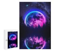 1000 PCS Jigsaw Puzzle for Teenagerss Galactic Reflections in Forest Teenagers Puzzles Fun Games Analysis And Logic Christmas Birthday Gifts 1000 PCS