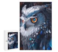 1000 PCS Jigsaw Puzzle for Teenagerss Glowing Mystical Owl Teenagers Puzzles Fun Games Analysis And Logic Christmas Birthday Gifts 1000 PCS