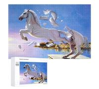 1000 PCS Jigsaw Puzzle for Teenagerss Magical Horse Breaks Through Wall Jigsaws for Adults Fun Games Birthday Present Unique Birthday And Xmas Gifts 1000 PCS