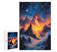 1000 PCS Jigsaw Puzzle for Teenagerss Misty Magical Mountains Jigsaw for Adults Fun Games But Fun And Humorous Unique Birthday And Xmas Gifts 1000 PCS