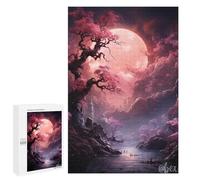 1000 PCS Jigsaw Puzzle for Teenagerss Mystical Moonlit Forest Teenagers Puzzles Fun Games Analysis And Logic Christmas Birthday Gifts 1000 PCS