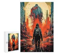 1000 PCS Jigsaw Puzzle for Teenagerss Post-Apocalyptic Cityscape Jigsaw for Adults Fun Games But Fun And Humorous Unique Birthday And Xmas Gifts 1000 PCS